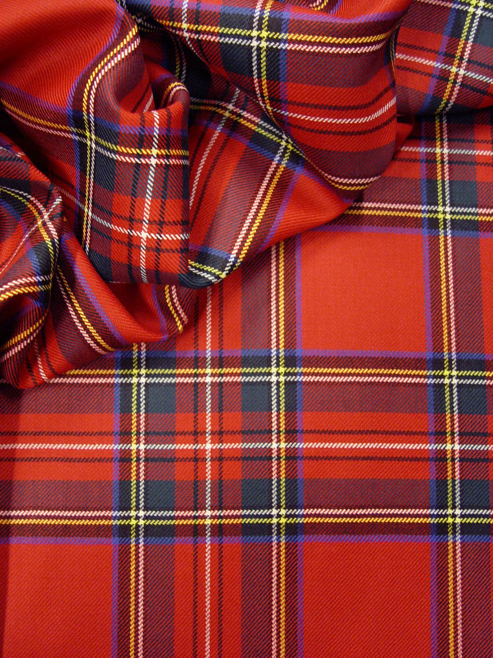 Aimant Frigo Métal Tartan Royal Stewart - Support Photo Ou Mémo Décoratif écossais