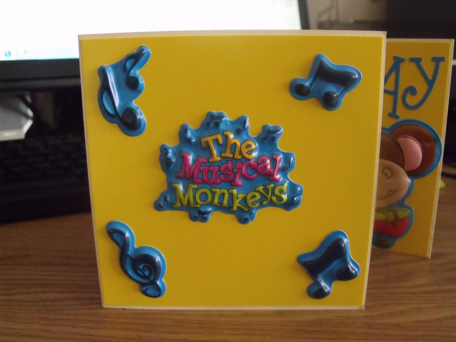 Little Teaspoon Uncle Birthday Card using Poundland Stickers