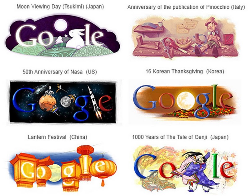 World Latest News: Strange & Amazing Google Logos