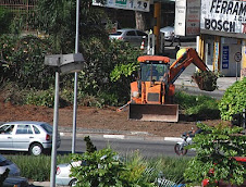 Jornal BOM DIA denuncia a destruição da vegetação de ornamentação em Santo André