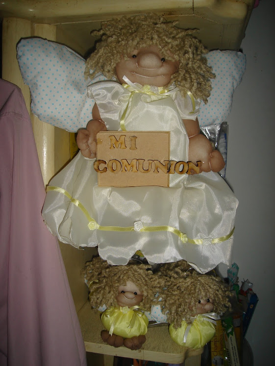 Angelito de comunion para puerta