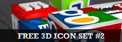3D Social media icon set2