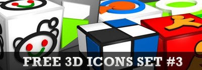 3D Social media icon set3