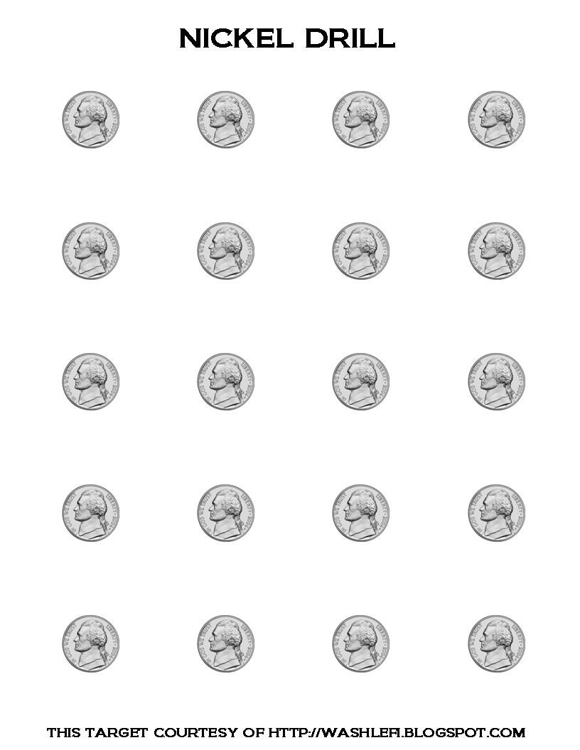 Printable Pistol Drill Targets