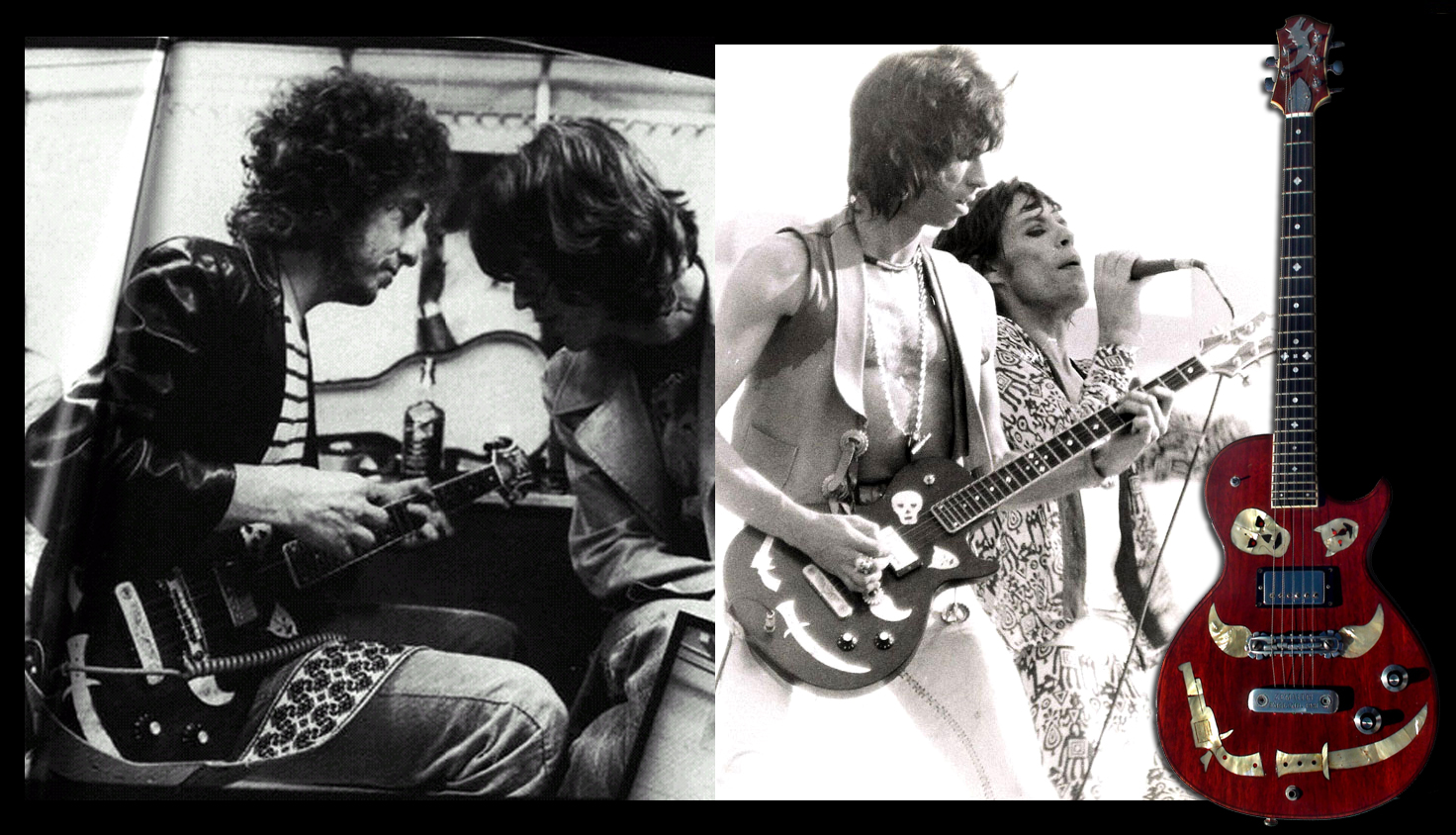 BOB DYLAN'S GEAR: 5 STRINGS KEITH RICHARD'S ZEMAITIS 'THE MACABRE'