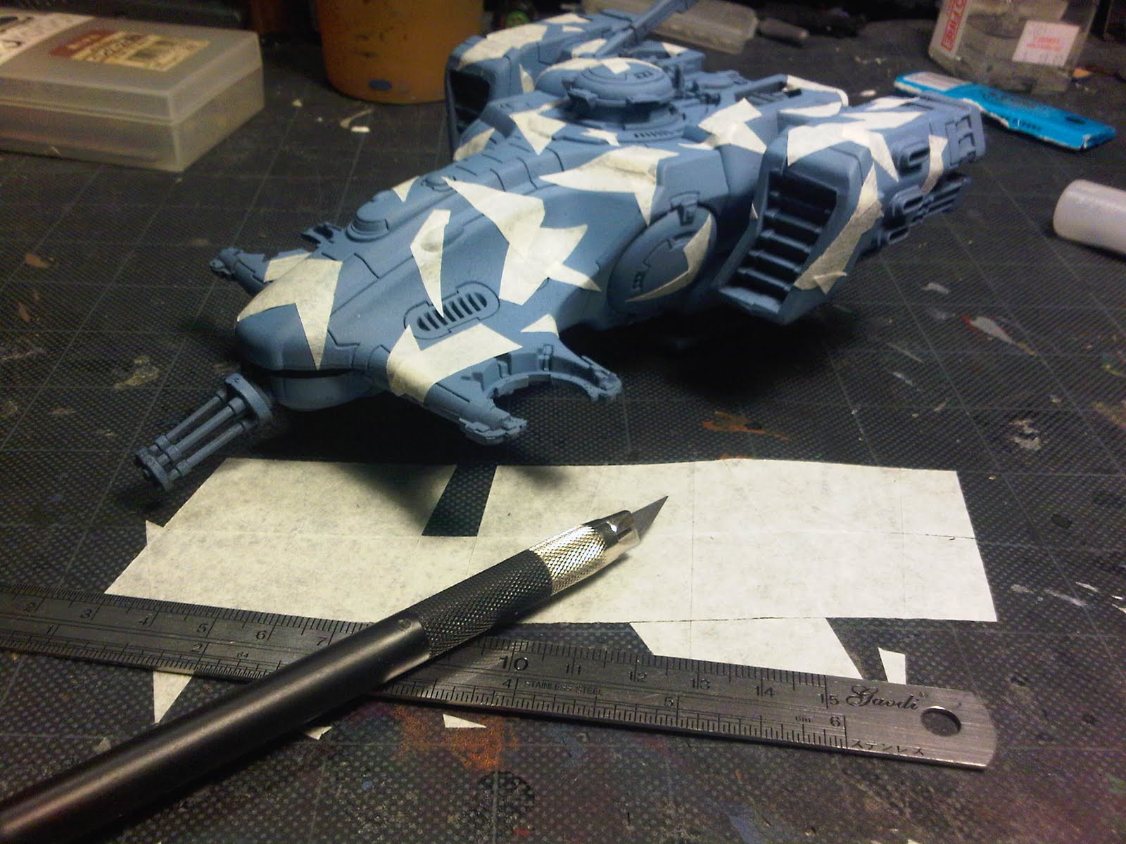 Anything But Ones how to airbrush tau camo