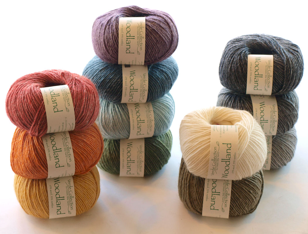 Fancy Tiger Crafts New Woodland Yarn with Nettles and Wool!