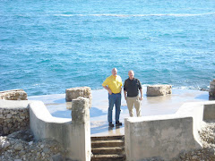 Art and Bill on the Med In Cap d'Ail
