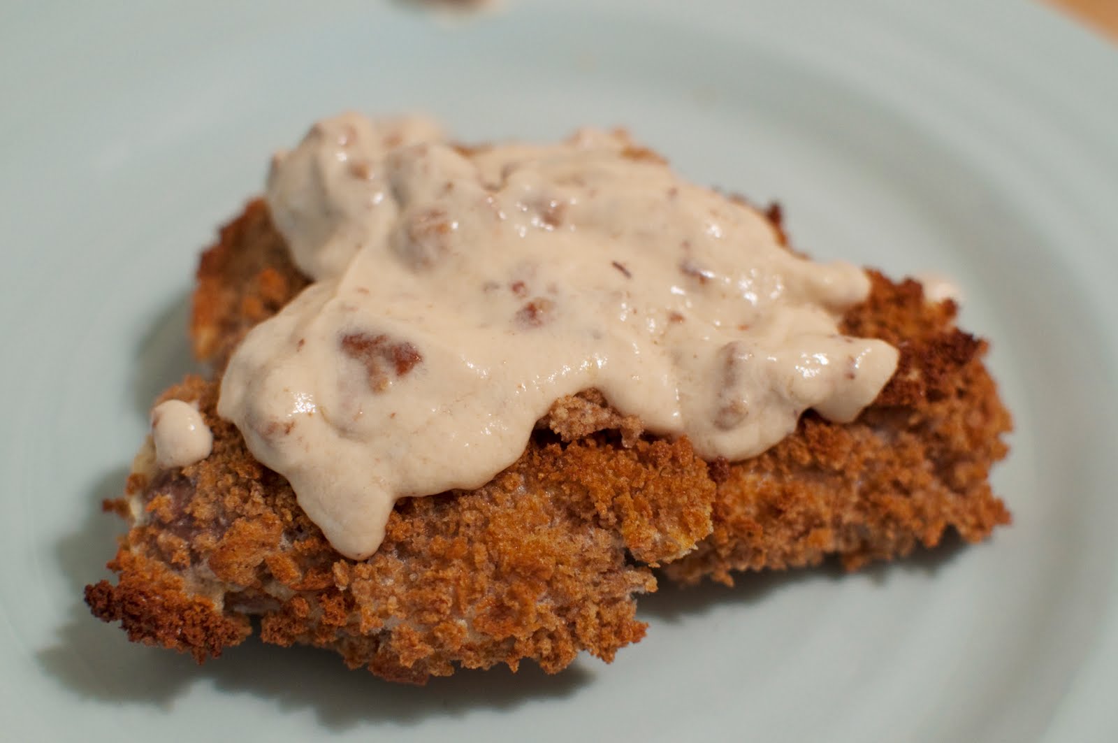 Chow Down With The Browns Chicken Fried Steak with Sausage Gravy