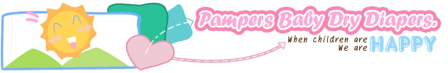 Store Pampers Baby Dry Diapers.