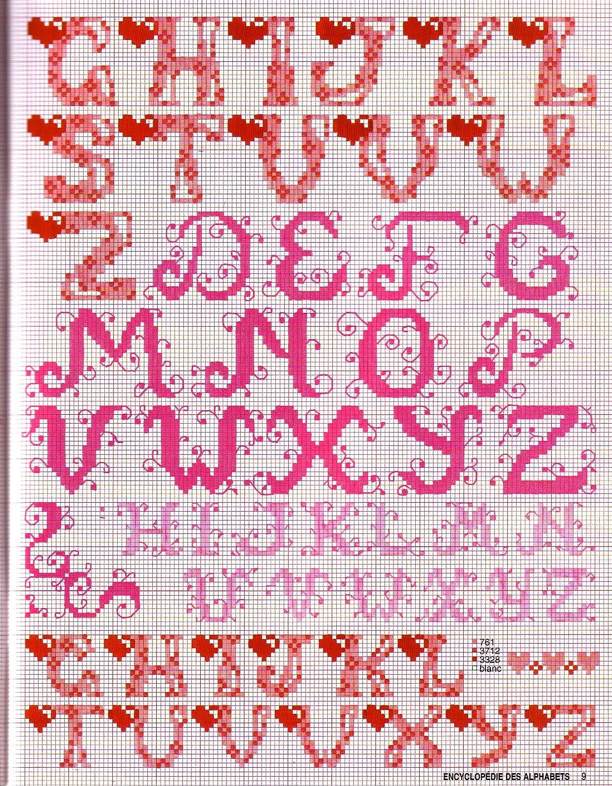 ALFABETOS EM PONTO CRUZ!