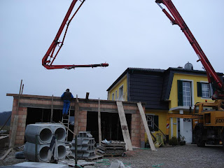 Wir wohnen im neuen Haus: 2.Adventsonntag - Garagendecke fertig!