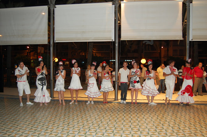 presentación de los trajes de Rafa Valverde para la noche blanca del flamenco