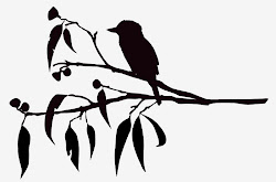 tree gum drawings kookaburra australian line animal silhouette gumtree leaf australia animals tattoo wooden wall embroidery sits eucalyptus draw tattoos
