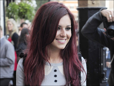 cheryl cole red hair