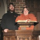 Mike & me in the pulpit @ Wartburg December 2007