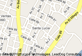 Mapa del barrio Santa Lucia