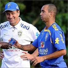 dunga+etardelli - Jogo quente contra o Fog&atilde;o