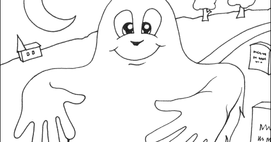 halloween boo coloring pages - photo #49