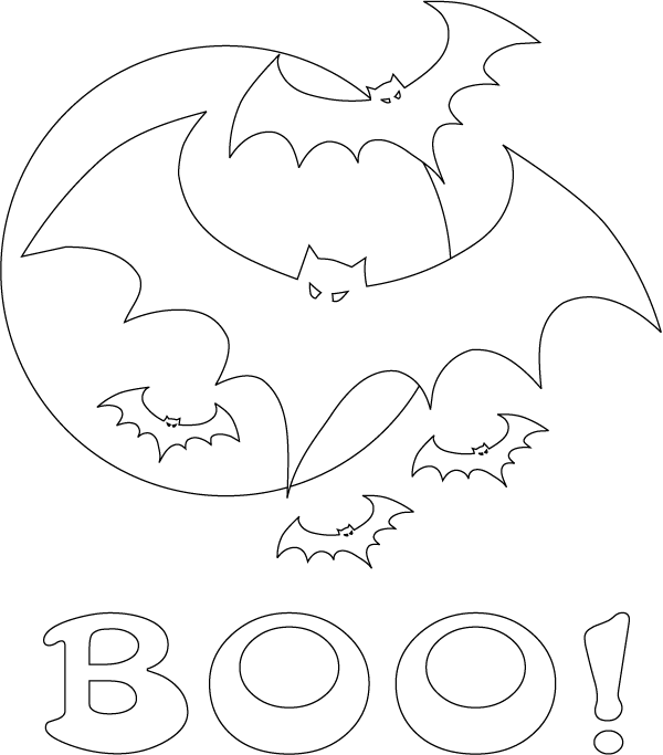 halloween bats coloring pages free printables - photo #6