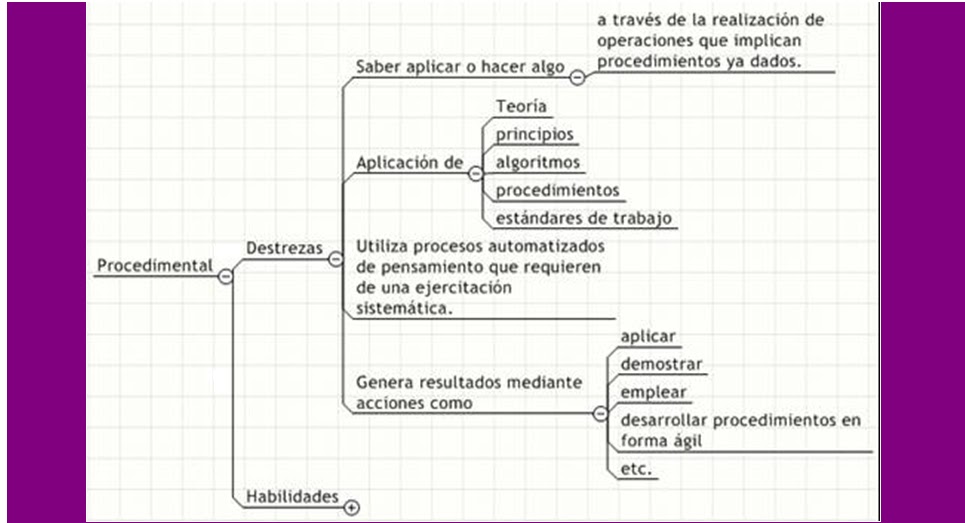 psicologia adquisicion del conocimiento procedimental