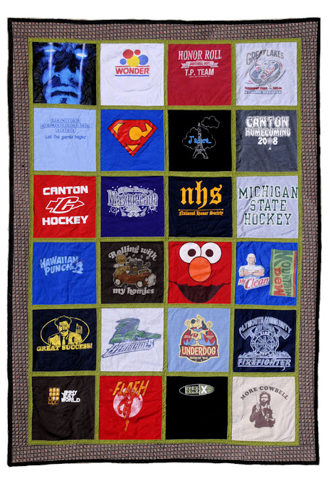 Turn your T-shirt collection into a keepsake quilt
