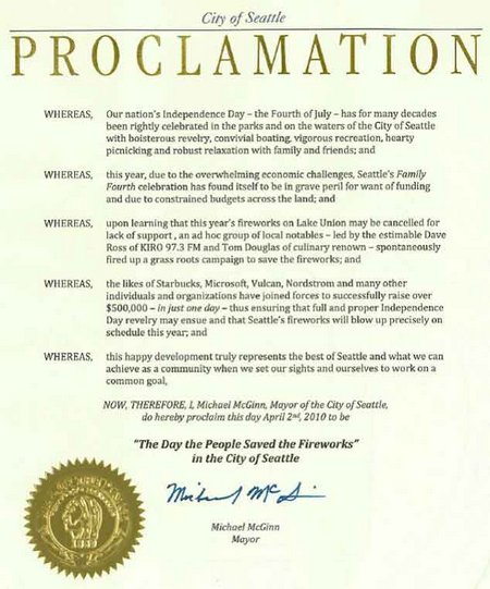 Birthday Proclamation Sample Wording