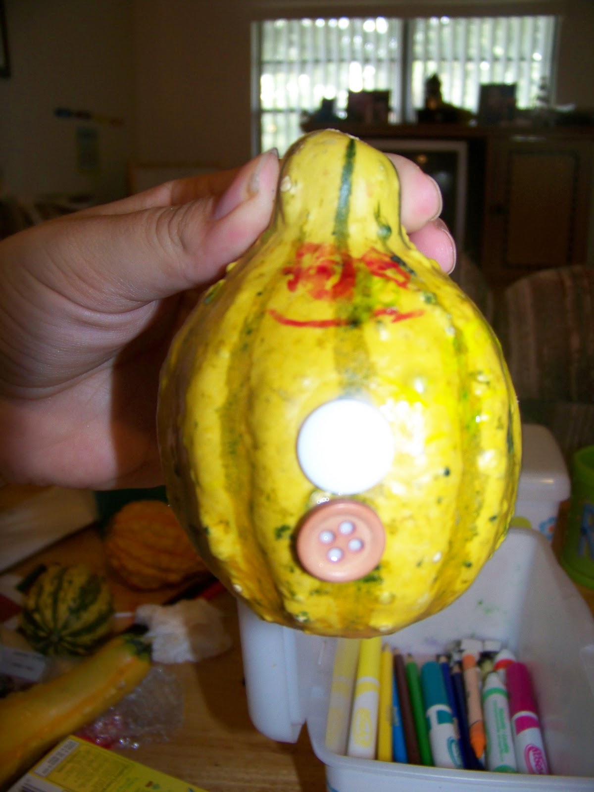 The World According To Rachel G. Making Gourd People!