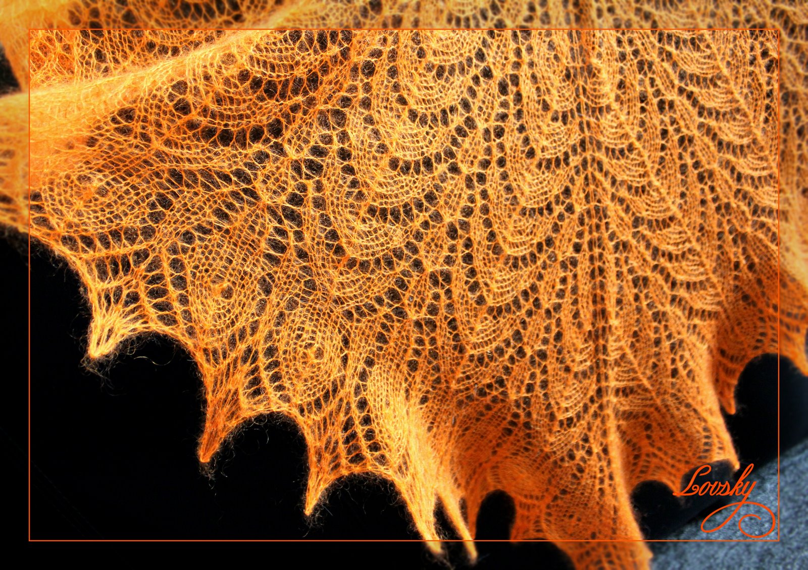 шаль хризантема лидии зигиновой.