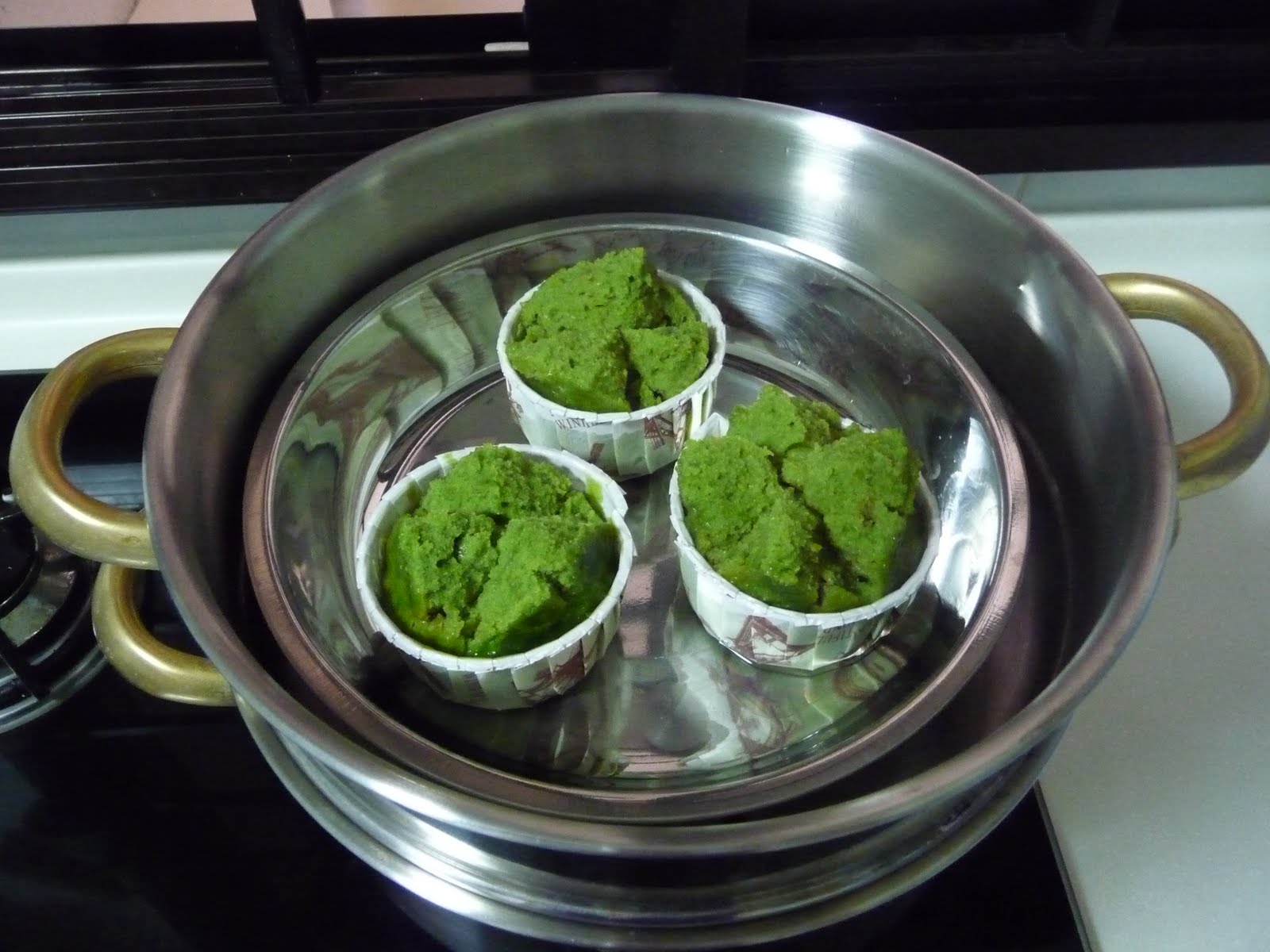 cookingschools Matcha(Green Tea) Steamed Cake