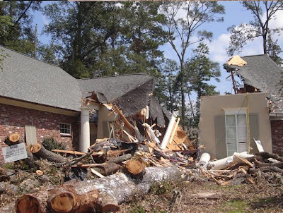Tree splits house in 2