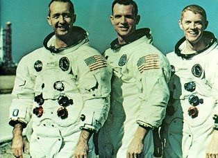 Apollo 9 astronauts, James A. McDivitt, commander
- David R. Scott, command module pilot - Russell L. Schweickart, lunar module pilot 