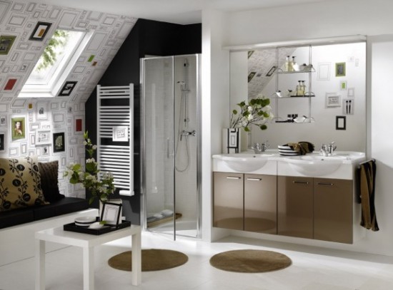 Ultra Stylish and Sleek Bathroom interior