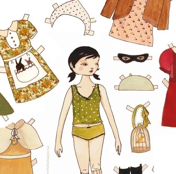 The Sassy Pack Rat: Sassy's Friday Finds-Paper Dolls