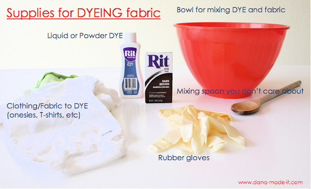 Tips for Dyeing Fabric - A Beautiful Mess