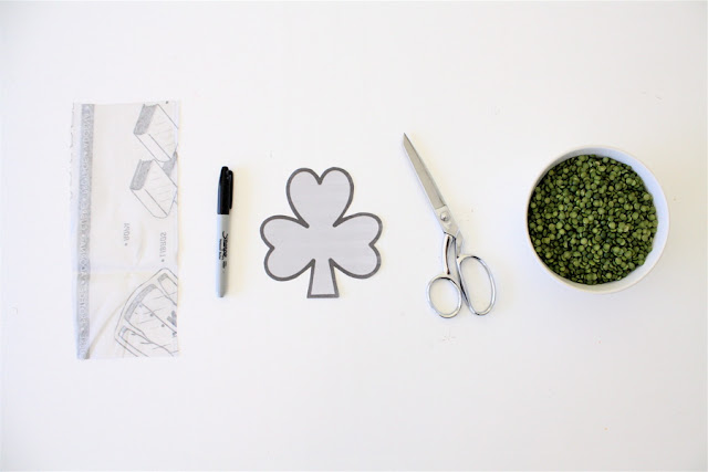 Split Pea Shamrocks crafty sewing tutorial for St Patrick's Day from MADE Everyday with Dana