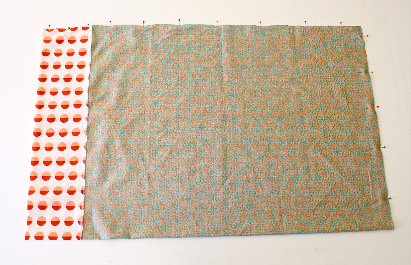 two tone pillow case