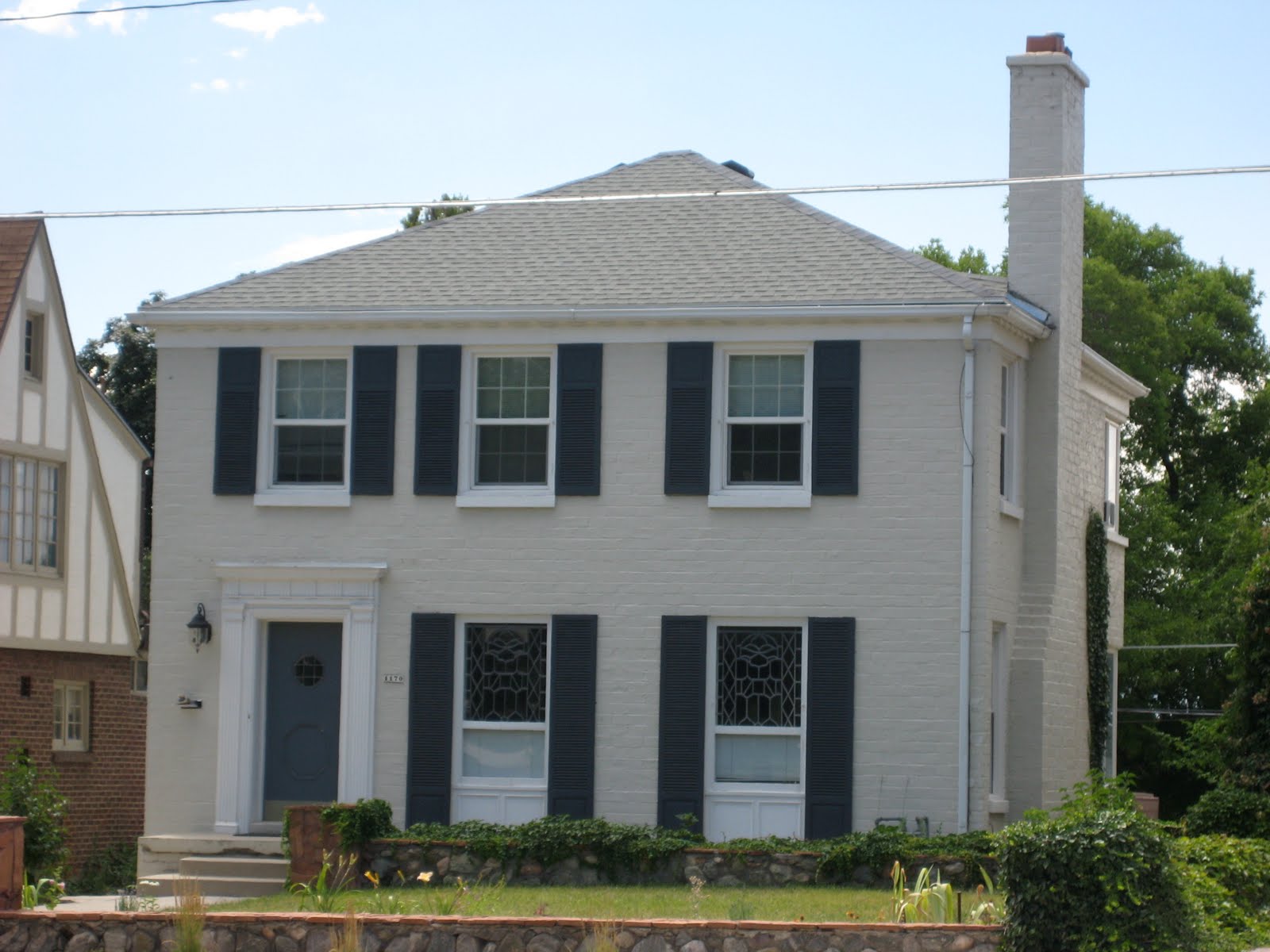 Very Fine House SLC style more brick houses.