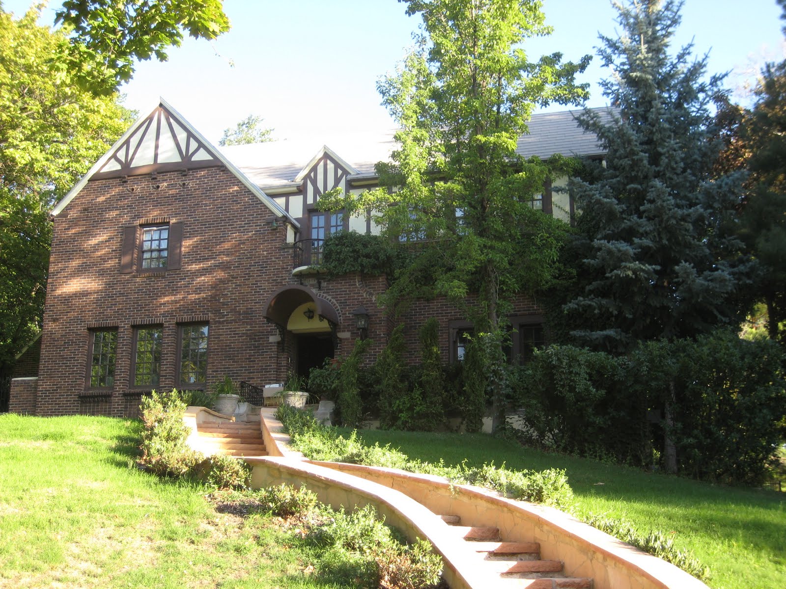 Very Fine House SLC style more brick houses.