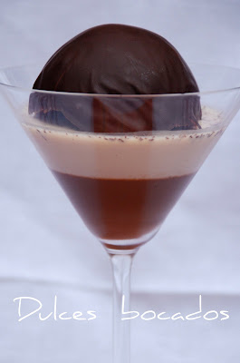 Panna cotta de chocolate y baileys