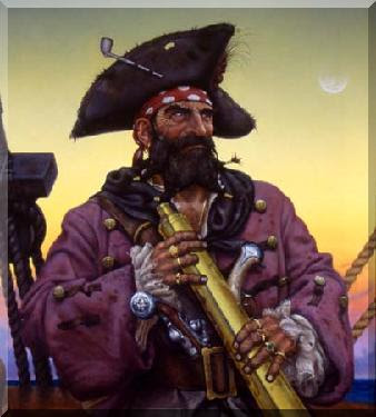 kapten bajak laut calico jack oleh segiempat