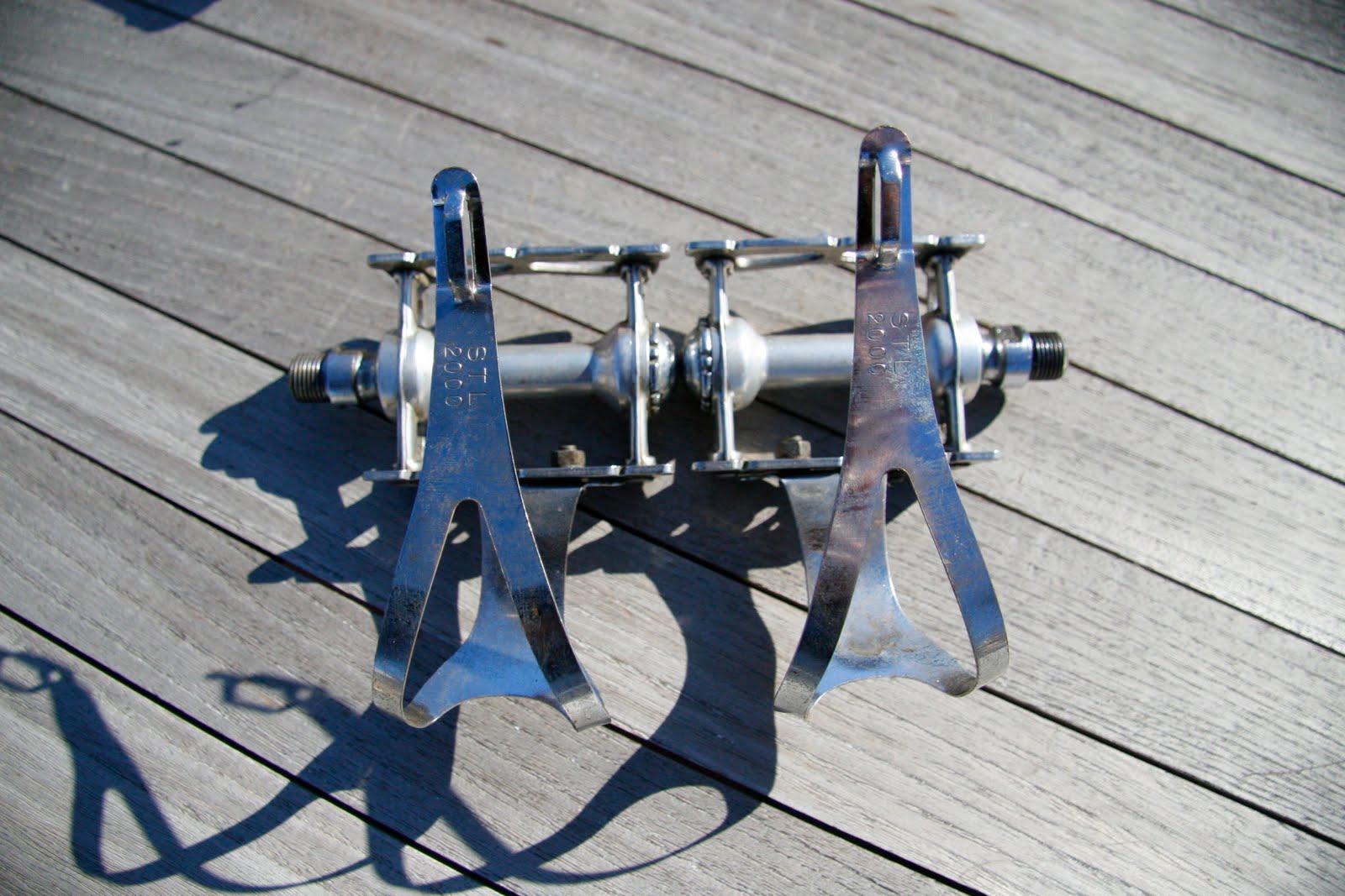 vintage french pedals pédales françaises 1980 pas français french