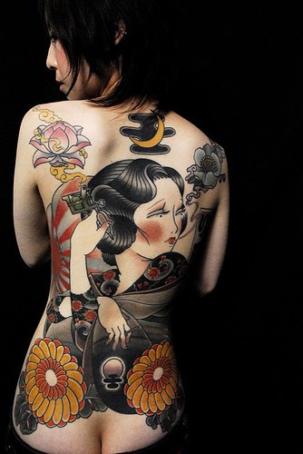 japanese tattoo designs: free tattoo designs with dragon tattoo for girl on 