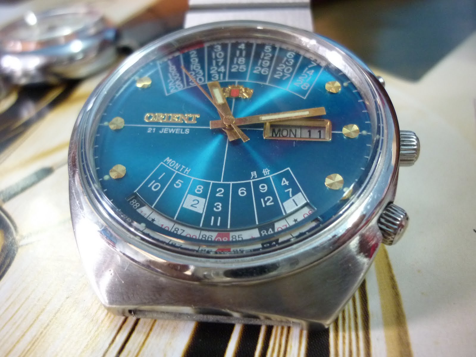 Koleksi Qistina Vintage Watches ORIENT MULTI CALENDAR LIKE NEW SOLD