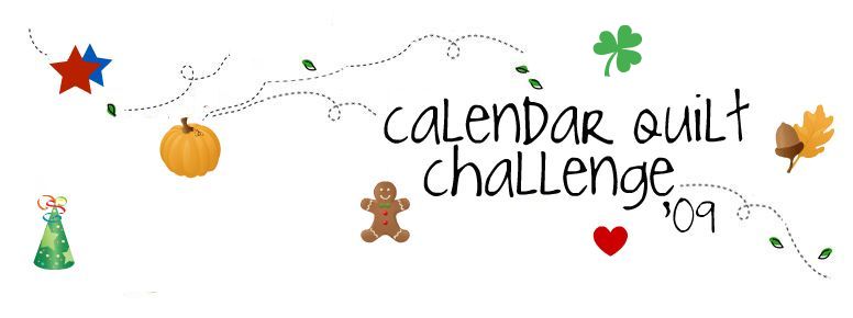 calendar quilt challenge