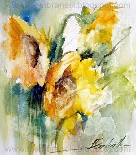 Fábio Cembranelli - A Painter's Diary: Sunflowers / Girassóis