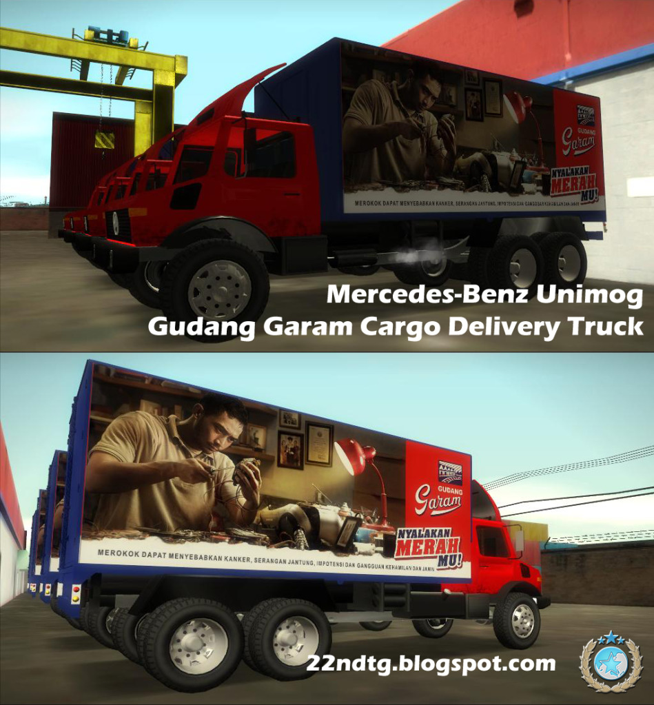 Kumpulan GTA Indonesia Mods MercedesBenz Unimog Gudan Garam Truck jpg (949x1023)