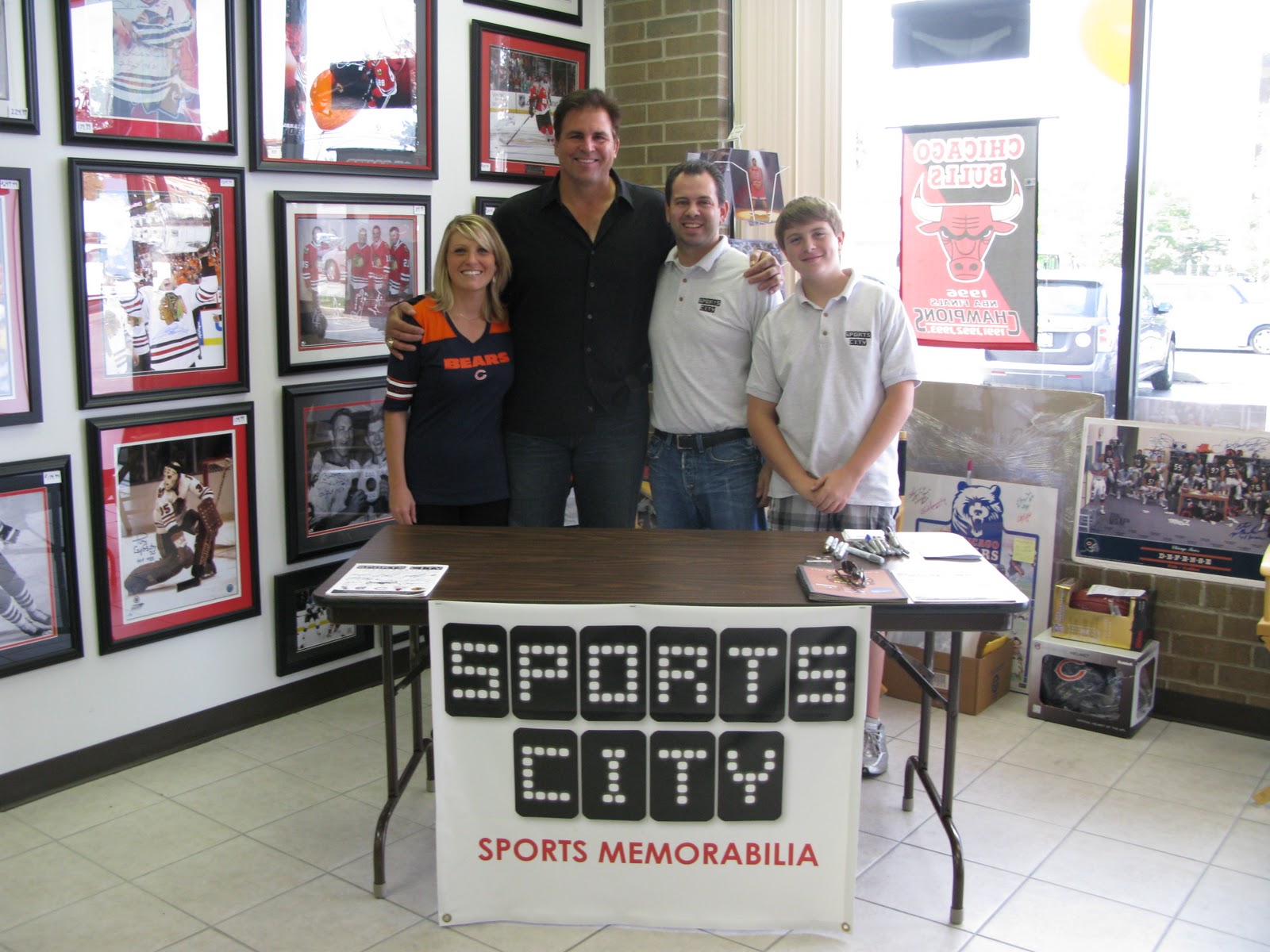 Sports City thanks Tim Wrightman for coming out on 92510 to sign