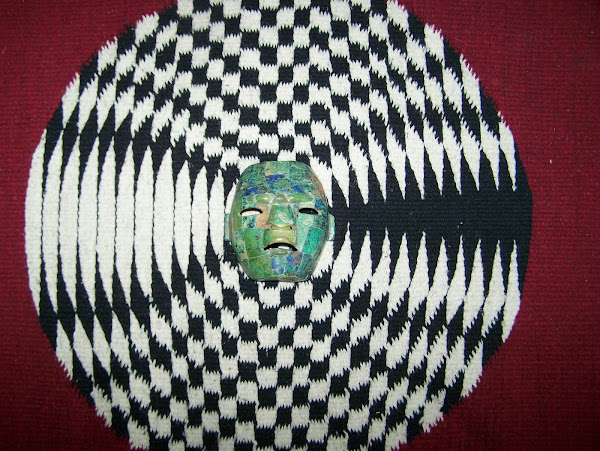 Mask on rug