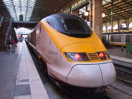 Under Ocean Train From London To Paris